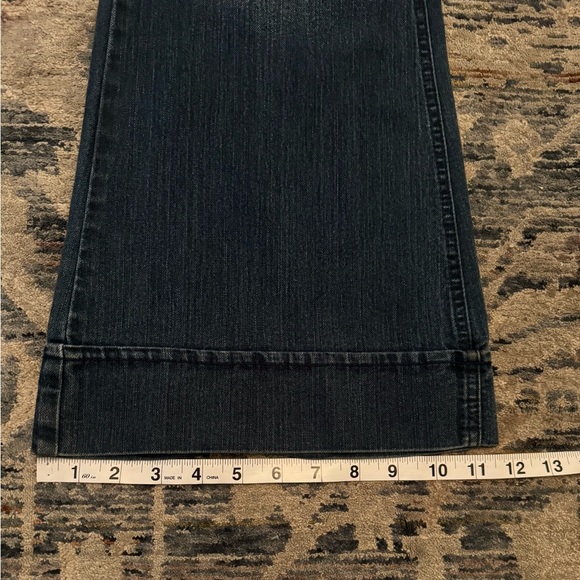 INC International Concepts Dark Wash Mid-Rise Wide Leg Jeans• 10 - Picture 13 of 13